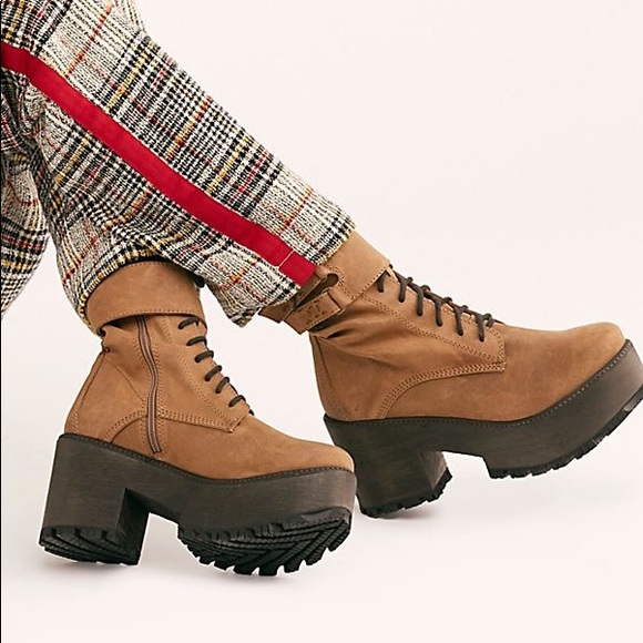 platform boots vegan